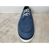 Góral lengyel fűzős cipő kék-fehér