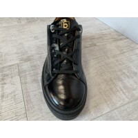 Bioeco platformos talpú fekete cipő