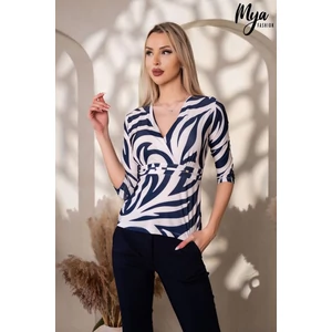 MYA FELSŐ SÖTÉTKÉK FEHÉR