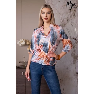 MYA BLÚZ BARNA SZÜRKE