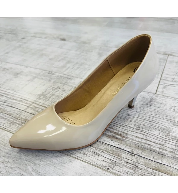 OLIVIA SHOES CIPŐ BÉZS LAKK